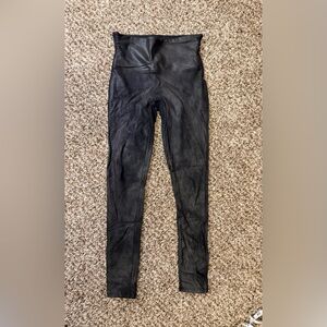 SPANX Charcoal Leggings Large